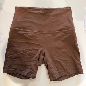 Super High Rise Brown Women's Shorts